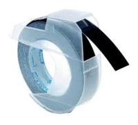nastro a rilievo 3d nero compatibile per dymo junior e omega s0898130 9mmx3mt dymo embossing label 3d