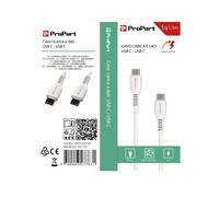 PROPART CAVO USB TIPO-C - TIPO-C PP15CC631W (ECC150) 1.5MT BIANCO