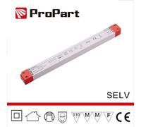 Propart-dr Alimentatore SLIM: IP20 24V 150W 6.25A Size:3603124mm
