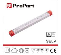 Propart-dr Alimentatore SLIM: IP20 24V 75W 3.12A Size:3203019mm