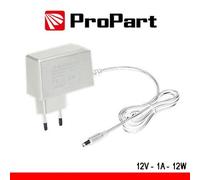 Propart-el Alimentatore Switching tensione cost 12Vdc 1A (12W) Bianco