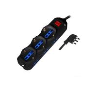 PROPART MULTIPRESA 9 POSTI BIPASSO + BIPASSO/SCHUKO SPINA16A + INTERR. (PEM2513-BK) NERA**PUOI PAGARE ANCHE ALLA CONSEGNA!!!**