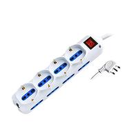 PROPART MULTIPRESA 12 POSTI BIPASSO + BIPASSO/SCHUKO SPINA16A + INTERR. (PEM2514-W)**PUOI PAGARE ANCHE ALLA CONSEGNA!!!**