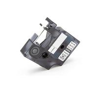 cassetta nastro d18444 nero su bianco 12mmx5.5m s0718600 compatibile per dymo rinho 4200,5200,5000,6000