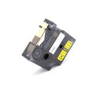 Dymo Nastro D1805431 (D1) Nero su Giallo 24mm x 5,5m compatibile per Rhino 4200/5200/5000/6000