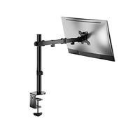 ProperAV Supporto da scrivania per monitor da 17" 19" 21" 22" 23" 24" 27" 32" 34" VESA Max 100x100 Altezza max 407mm