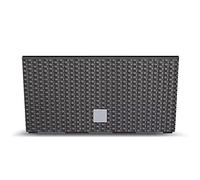 Properplast Jardinera for Balcony Case Case, Dimensions (mm) 395x185x195, colore ocra scuro