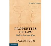 Properties of Law: Modern Law and After