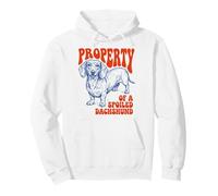 Property of A Spoiled Dachshund Felpa con Cappuccio