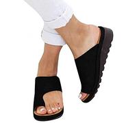 PROPFE Donne Ortopediche Sandalo Estivi Casual Punta Aperta Infradito Comodi Antiscivolo Sandali per Donna Correttore Borsite Ortopedico per Alluce Valgo,005,37EU