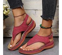 PROPFE Sandali Ortopedici Donna Estate Open Toe Correttore di Alluce Valgo Infradito con Supporto per Arco Moda Casuale da Spiaggia Ciabatte Traspirante Antiscivolo,003,39EU