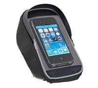 Prophete Borsa da bicicletta con scomparto per smartphone, per smartphone fino a 5,5", colore nero