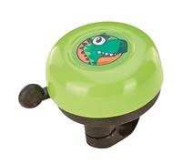 Prophete Campanello per bicicletta per bambini, campana, verde con motivo dinosauro, per ragazze e ragazzi