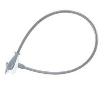 Prophete Lucchetto per cavo, per catena, chiave reversibile, lunghezza: 65 cm, diametro: 8 mm, livello 2, grigio
