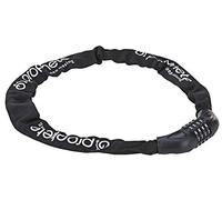 Prophete Unisex - Lucchetto a catena per adulti, combinazione di 4 cifre, senza codificazione, dimensioni: 90 cm/Ø 6 mm, nero, taglia unica