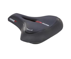 Prophete Wittkop Medicus Twin 3.0 Sattel | Citysattel | Fahrradsattel | Geleinlage und Elastomerdämpfung | 5-zonen Polsterung | Schwarz, City/Sella da Touring Unisex, Nero, L