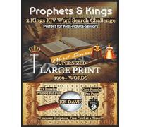 Prophets & Kings: 2 Kings KJV Word Search Challenge (Supersized Edition)