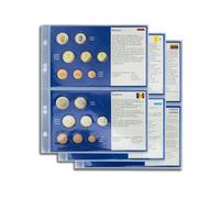 Prophila Collection 6 vassoi prestampati in Euro da 6 Paesi (Croazia, Lituania, San Marino, Monaco, Vaticano, Andorra) - (Monete Non Incluse)