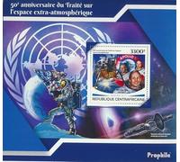 Prophila Collection Africa Centrale Repubblica Block 1673 (Completa. Edizione) MNH ** MNH 2017 Spazio (Francobolli per i Collezionisti) Spazio