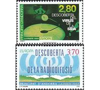 Prophila Collection Andorra - Francese Post 465-466 (Completa Edizione) MNH ** MNH 1994 Scoperte (Francobolli per i Collezionisti)