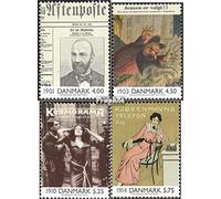 Prophila Collection Danimarca 1234-1237 (Completa Edizione) 2000 Eventi di 20. Secolo I (Francobolli per i Collezionisti) Celebrità/Film/Teatro