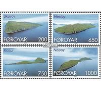 Prophila Collection Danimarca - Isole Faroe 381-384 (Completa Edizione) 2000 Isole (Francobolli per i Collezionisti) paesaggi