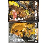 Prophila Collection Danimarca - Isole Faroe 446-447 (Completa Edizione) MNH ** MNH 2003 Road (Francobolli per i Collezionisti) Auto/Traffico Stradale