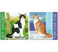 Prophila Collection Danimarca - Isole Faroe 717-718 (Completa Edizione) 2011 Gatti (Francobolli per i Collezionisti) Gatti