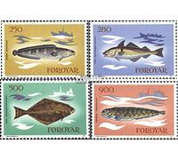 Prophila Collection Danimarca - Isole Faroe 86-89 (Completa Edizione) MNH ** MNH 1983 Pesce (Francobolli per i Collezionisti) Acqua Animali