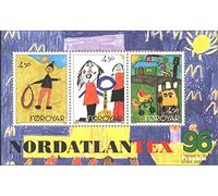 Prophila Collection Danimarca - Isole Faroe Blocco 8 (Completa Edizione) MNH ** MNH 1996 NORDATLANTEX 96 (Francobolli per i Collezionisti)
