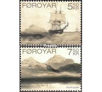Prophila Collection Danimarca - Isole Færøer 596-597 (completo) Lettera del primo giorno FDC 2007 Antiche litografie (Francobolli per collezionisti) Pittura