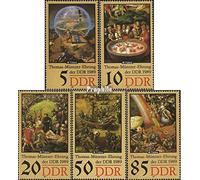 Prophila Collection DDR 3269-3273 (Completa.Edizione) MNH ** MNH 1989 Thomas Müntzer (Francobolli per i Collezionisti) Pittura