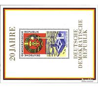 Prophila Collection DDR Block 28 (Completa.Edizione) MNH ** MNH 1969 20 Anni DDR (Francobolli per i Collezionisti)