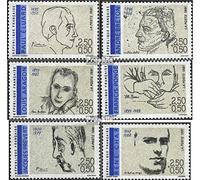 Prophila Collection Francia 2819-2824 (Completa Edizione) MNH ** MNH 1991 Scrittori (Francobolli per i Collezionisti)