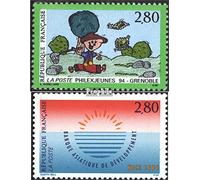 Prophila Collection Francia 3020,3027 (Completa Edizione) MNH ** MNH 1994 Esposizione di francobolli, Sviluppo (Francobolli per i Collezionisti) Fumetto