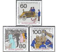 Prophila Collection GermaniaD (Germania.Germania) 1474-1476 (Completa.Edizione) MNH ** MNH 1990 Welfare (Francobolli per i Collezionisti) Auto/Traffico Stradale