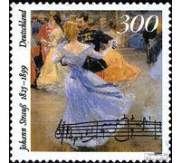Prophila Collection GermaniaD (Germania.Germania) 2061 (Completa Edizione) MNH ** MNH 1999 100. Morte Johann Strauss (Francobolli per i Collezionisti) Musica/Danza