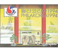 Prophila Collection Gibilterra Block 20 (Completa Edizione) MNH ** MNH 1994 Philakorea 94 (Francobolli per i Collezionisti) Cani/Lupi/iene