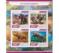 Prophila Collection Gibuti 1707-1710 Minifoglio (Completa. Problema.) MNH ** MNH 2017 Estinto Animali (Francobolli per i Collezionisti) Altri mammiferi (Scimmie/Dinosauri/Elefanti...)