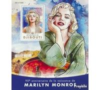 Prophila Collection Gibuti Block 197 (Completa. Problema.) MNH ** MNH 2016 Marilyn Monroe (Francobolli per i Collezionisti) Celebrità/Film/Teatro/Radio