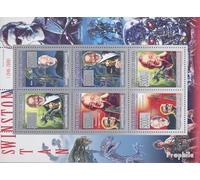 Prophila Collection Guinea 5712-5717 Minifoglio (Completa. Edizione) MNH ** MNH 2008 Stan Winston (Francobolli per i Collezionisti) Celebrità/Film/Teatro/Radio