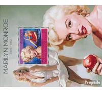 Prophila Collection Guinea Block 2333 (edizione completa) postfresco ** MNH 2014 Marilyn Monroe (Francobolli per collezionisti) Celebrità/cinema/teatro/radio