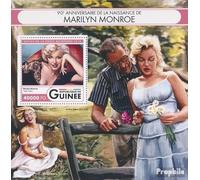 Prophila Collection Guinea Block 2695 (Completa. Edizione) MNH ** MNH 2016 Marilyn Monroe (Francobolli per i Collezionisti) Celebrità/Film/Teatro/Radio