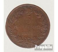 Prophila Collection Italia Km-No.. : 3 1862 N Molto Pari Rame Molto Pari 1862 5 Centesimi Vittorio Emanuele II. (Monete per i Collezionisti)