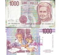 Prophila Collection Italia Pick-No.: 114c Nuevo 1990 1000 Lire (Banconote per Collezionisti - nessun Mezzo di pagamento)
