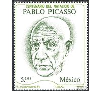 Prophila Collection Messico 1764 (Completa Edizione) MNH ** MNH 1981 100. Compleanno Pablo Picasso (Francobolli per i Collezionisti) Pittura