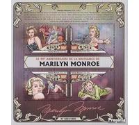 Prophila Collection Niger 4012-4015 Minifoglio (Completa. Problema.) MNH ** MNH 2016 Marilyn Monroe (Francobolli per i Collezionisti) Celebrità/Film/Teatro/Radio