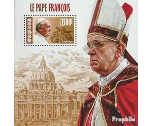 Prophila Collection Niger Block 216 (Completa. Problema.) MNH ** MNH 2013 Papa Francesco (Francobolli per i Collezionisti) Cristianesimo