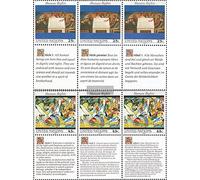 Prophila Collection ONU - Nuovo New York 595-596 Sei Block (Completa Edizione) 1989 Human Rights (Francobolli per i Collezionisti)