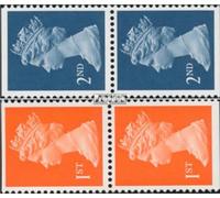 Prophila Collection Regno Unito 1281CDo/Du-1282CDo/Du Coppia postfresca ** MNH 1990 Elisabetta II (Francobolli per collezionisti) Casa reale britannica (Diana, Charles, Elisabeth ..)